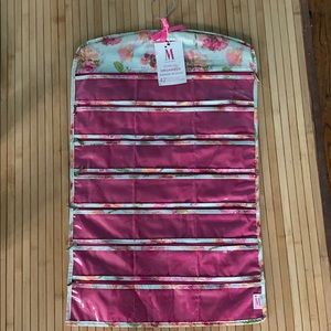 BRAND NEW floral print jewelry hanger